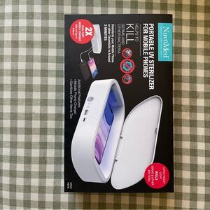 Portable UV sterilizer for mobile phones